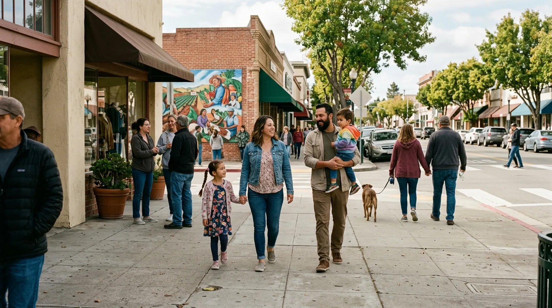 Families and friends spending a Saturday morning in downtown Salinas local magazine